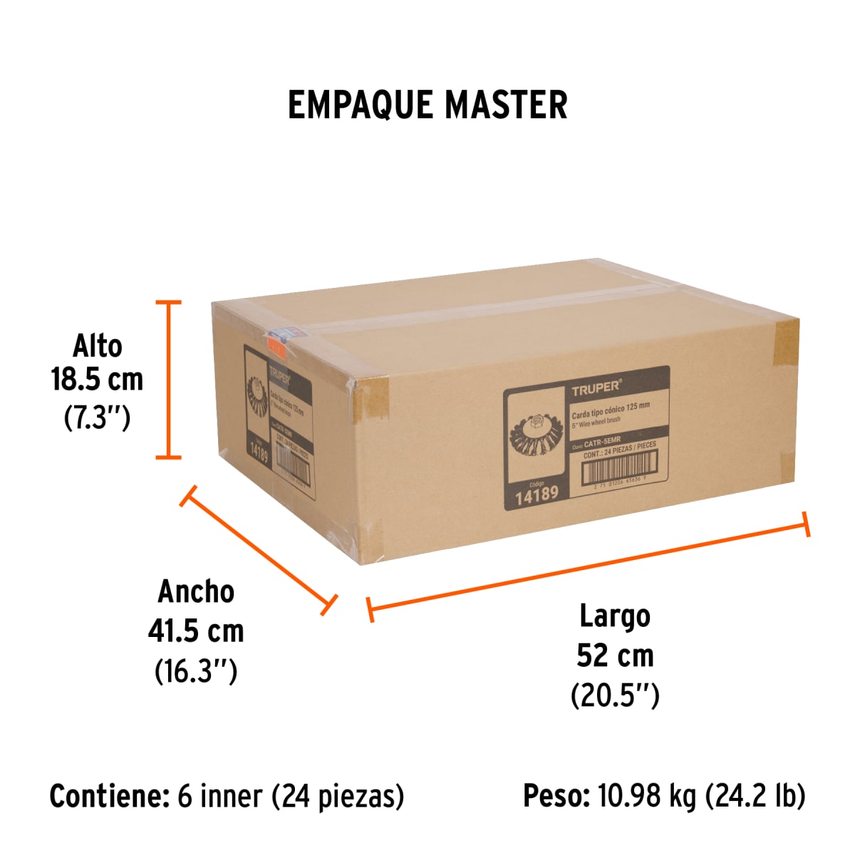 Escobilla Trenzada Tipo Plato 4