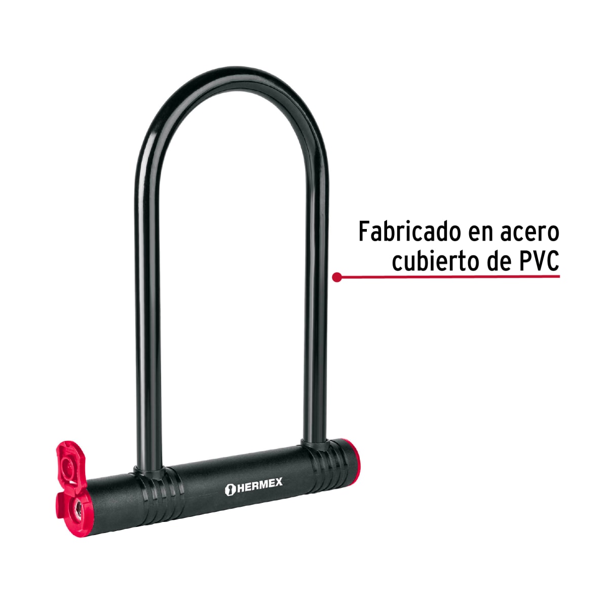 Candado Bicicleta Moto Cadena Candado Tipo U Hermex 496202