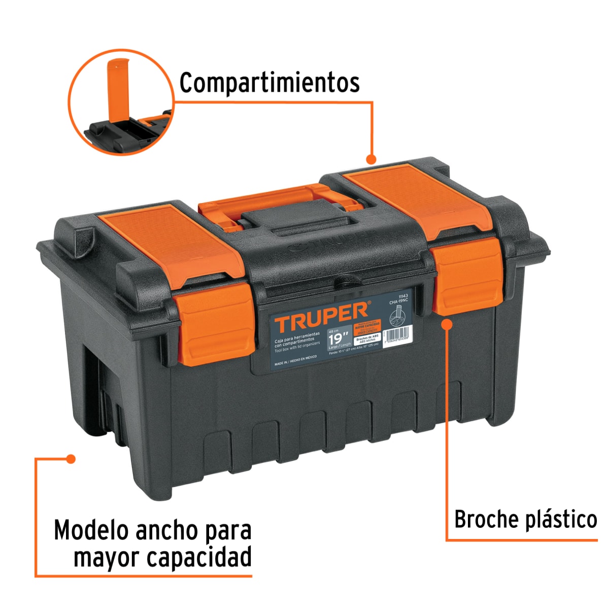 Caja Para Herramientas De Plástico 19