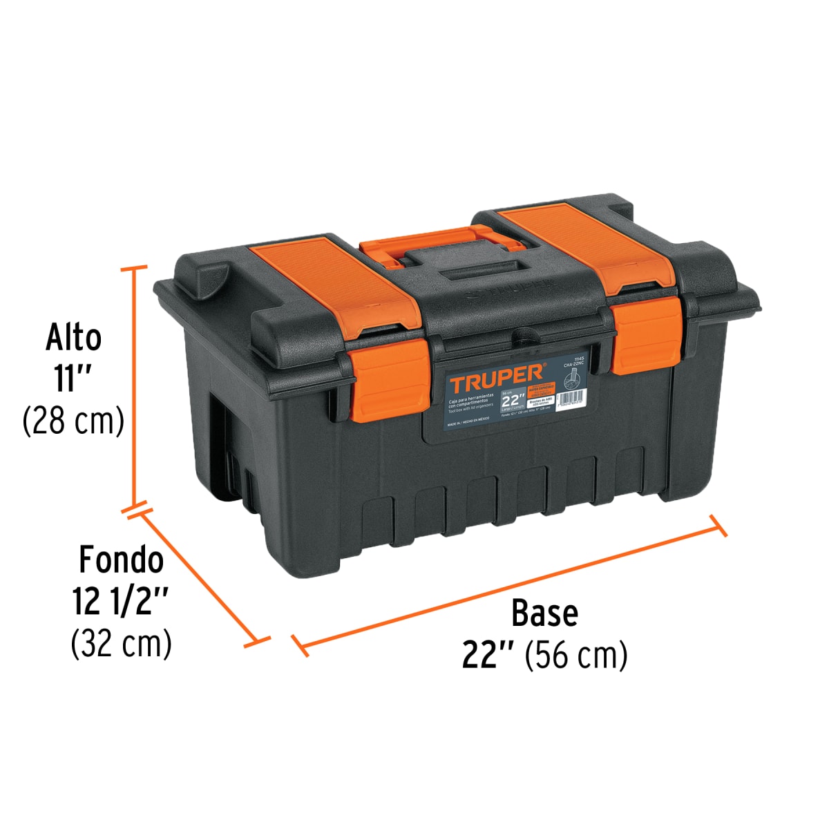 Caja Para Herramientas De Plástico 22
