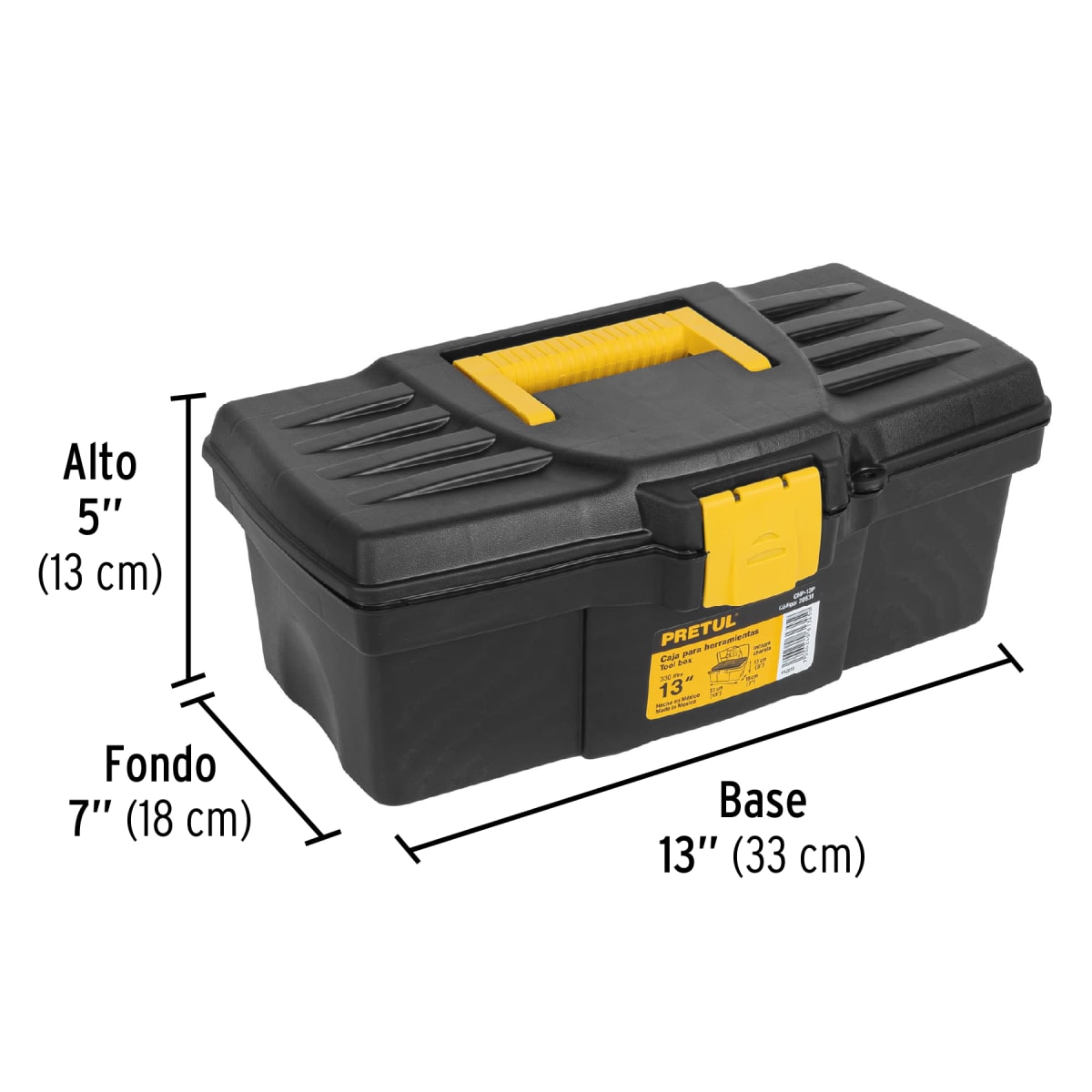 Caja Para Herramientas De Plástico 13