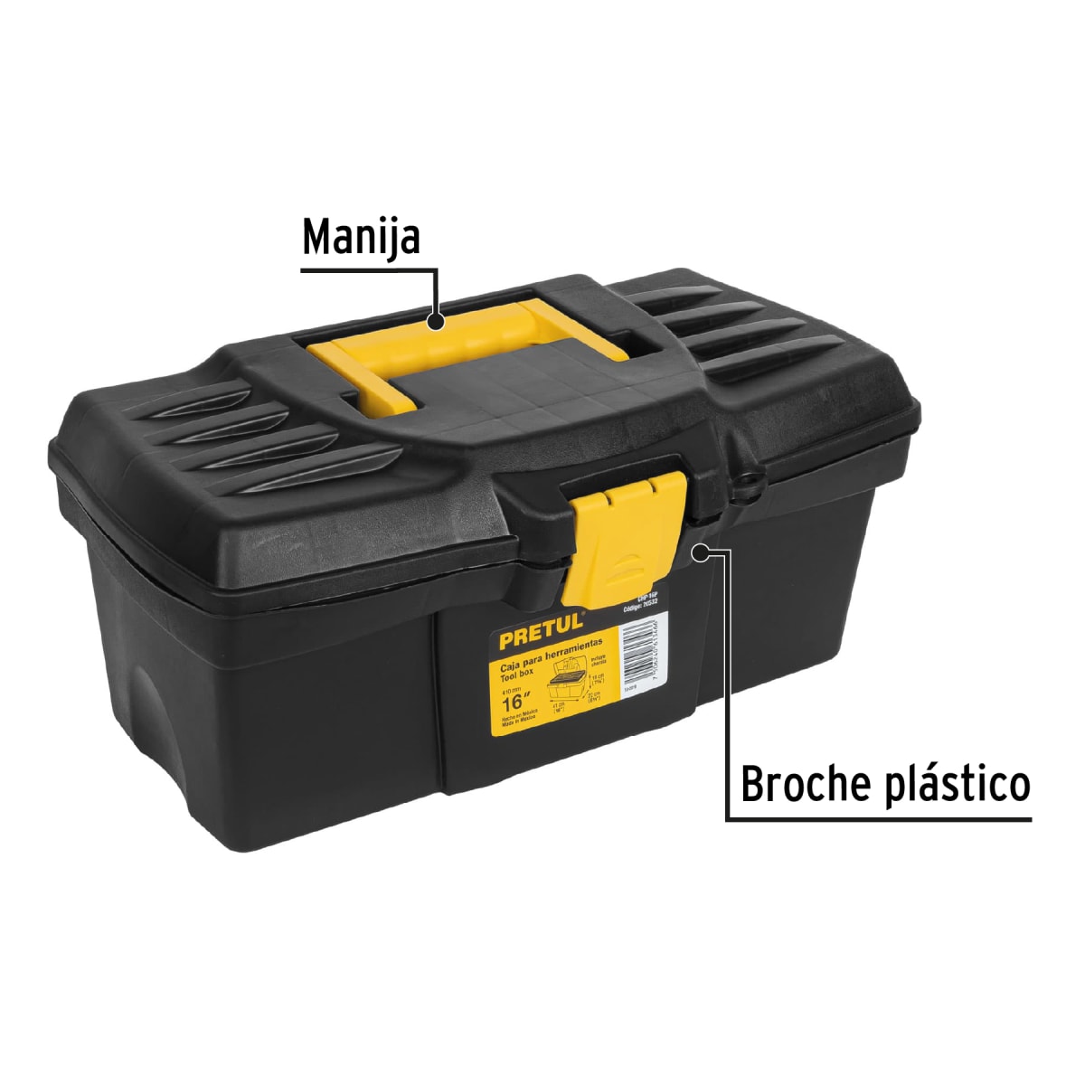 Caja Para Herramientas De Plástico 16