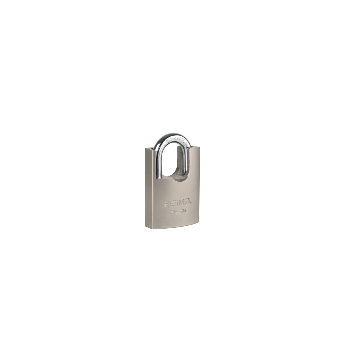 Candado Cuerpo Acorazado De Hierro Alta Seguridad 40 Mm Hermex 43312 0