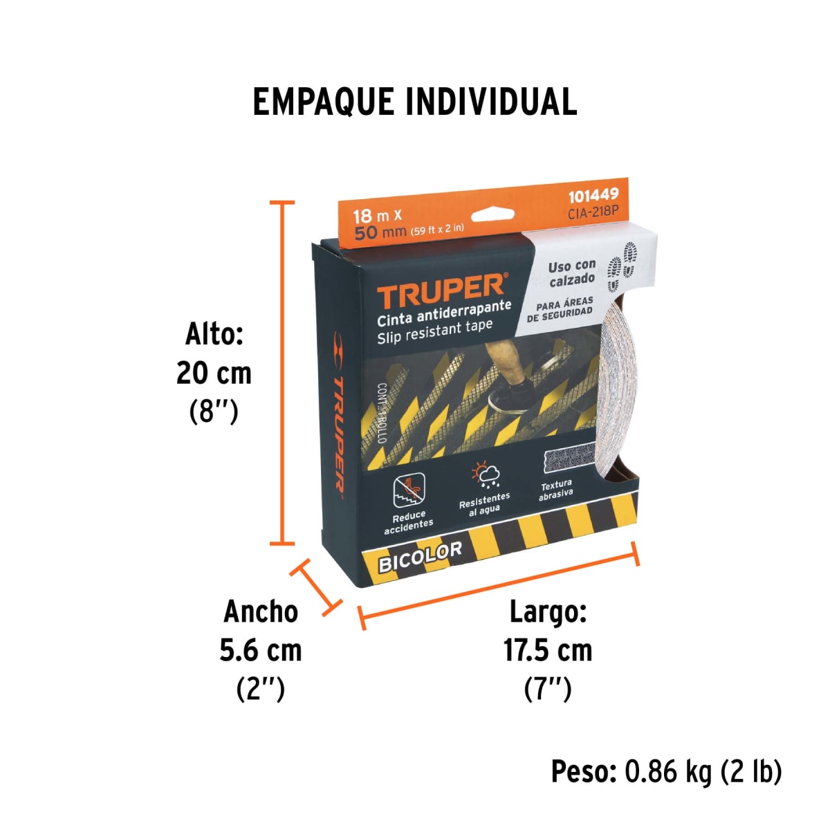 Cinta Antideslizante Ama/Negra 2