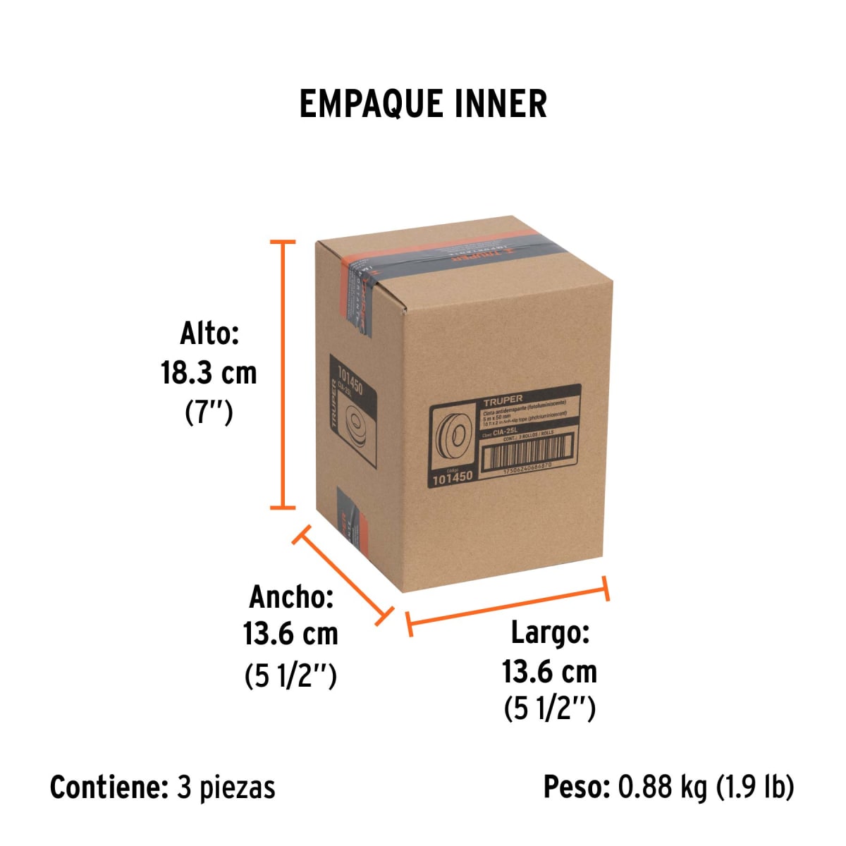 Cinta Antideslizante Fotoluminiscente 2