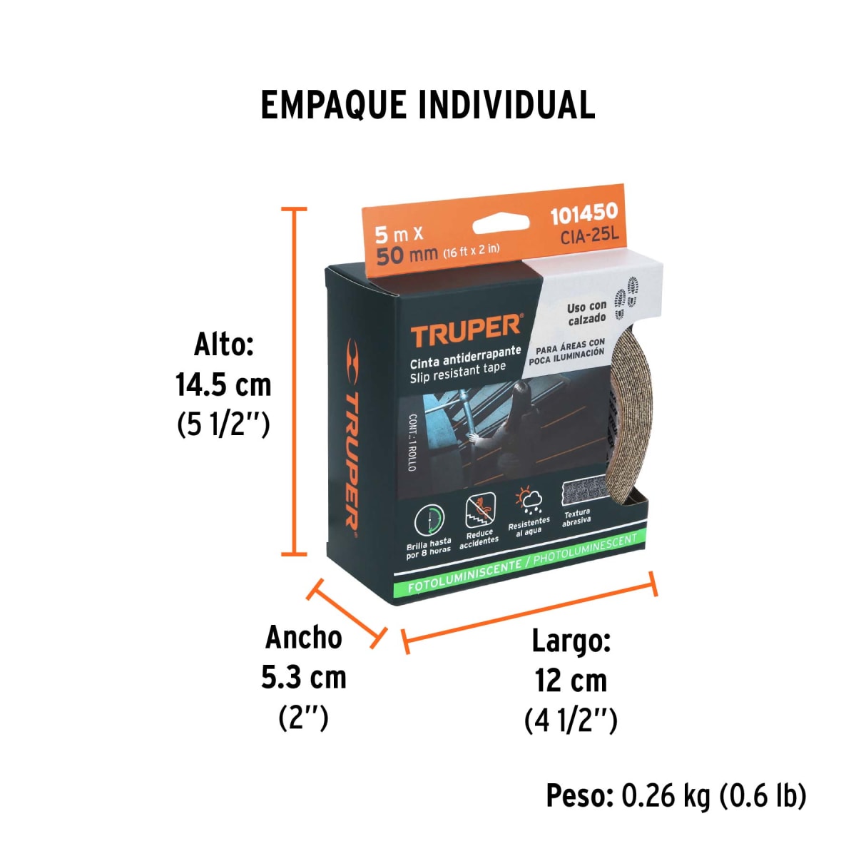 Cinta Antideslizante Fotoluminiscente 2