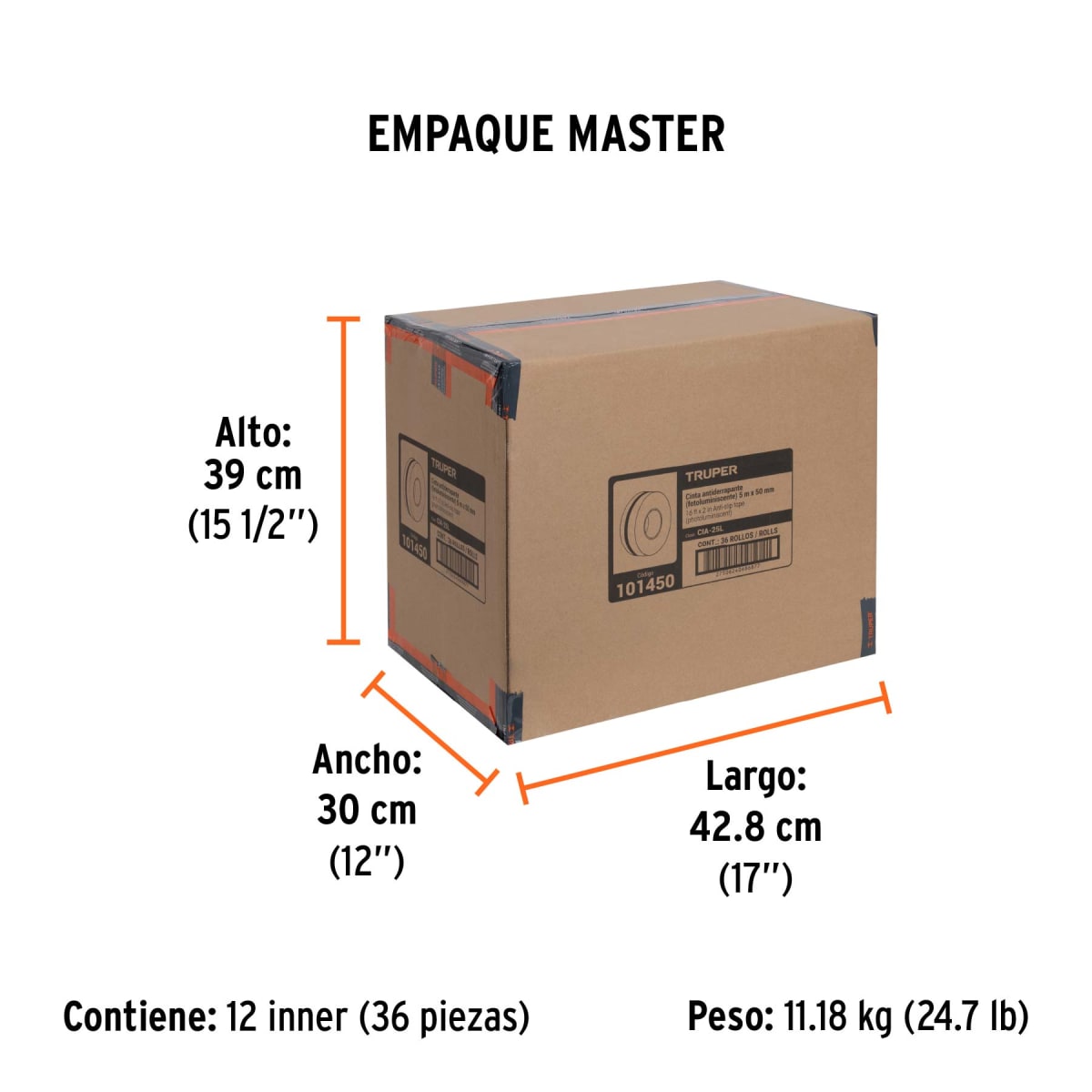 Cinta Antideslizante Fotoluminiscente 2