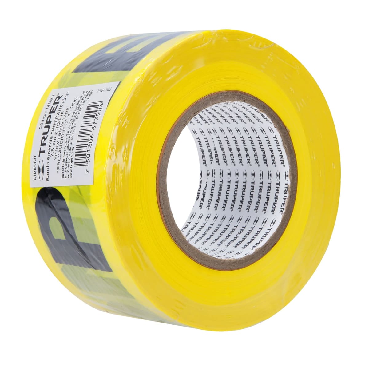 Cinta de Seguridad Amarilla/Precaución 304.8 Mts 12583 Truper2