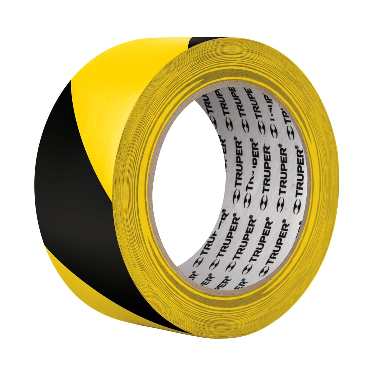 Cinta delimitadora para pisos amarillo/negro 4.8 Cm x 33 mts Truper 125972
