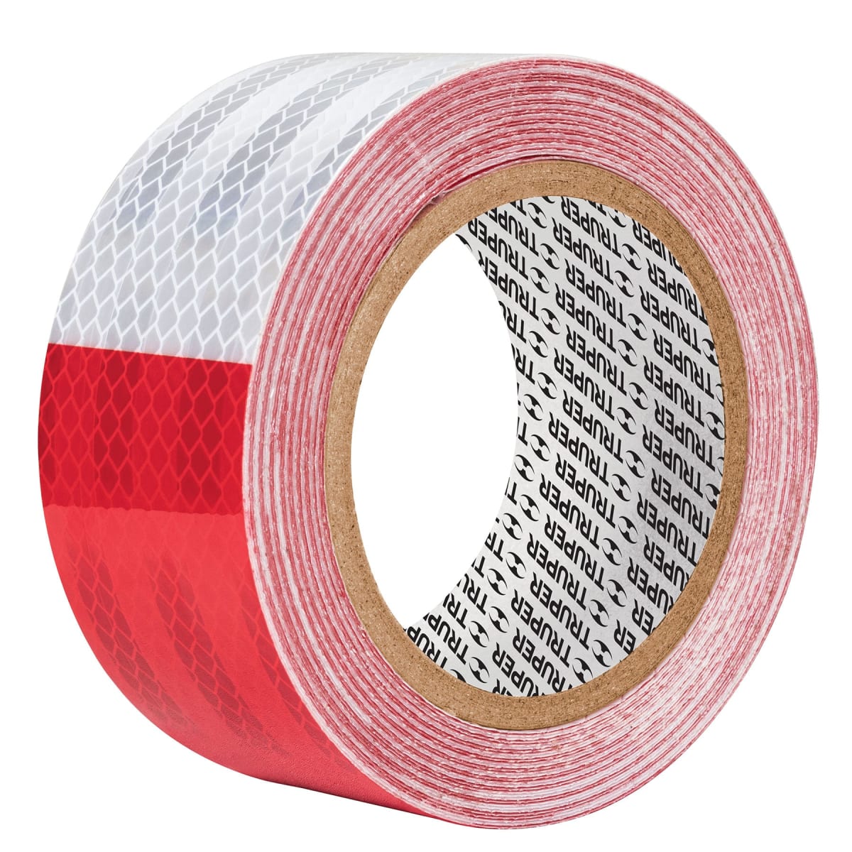 Cinta Reflectiva Rojo y Blanco De Pvc 2” X 9 Mts Truper 101683 0
