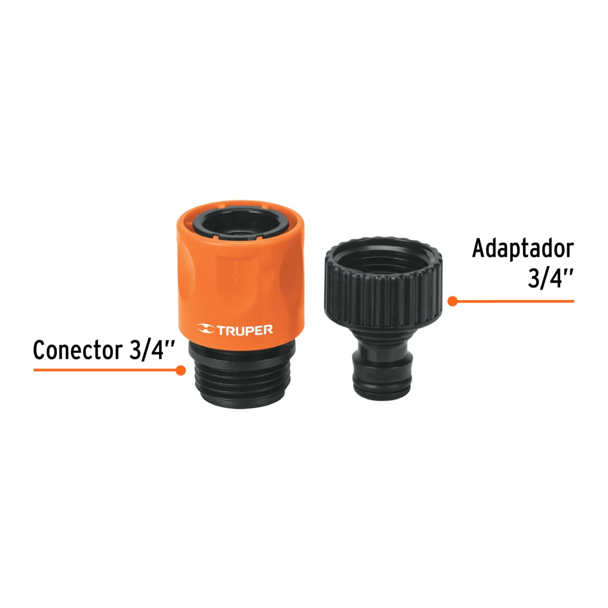 Conector Sist. Click Conx.Rap. Llave 12724 Truper2
