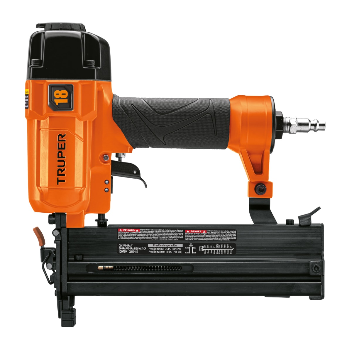 Clavadora Y Engrapadora Neumática Profesional Calibre 18 Truper 100779 0