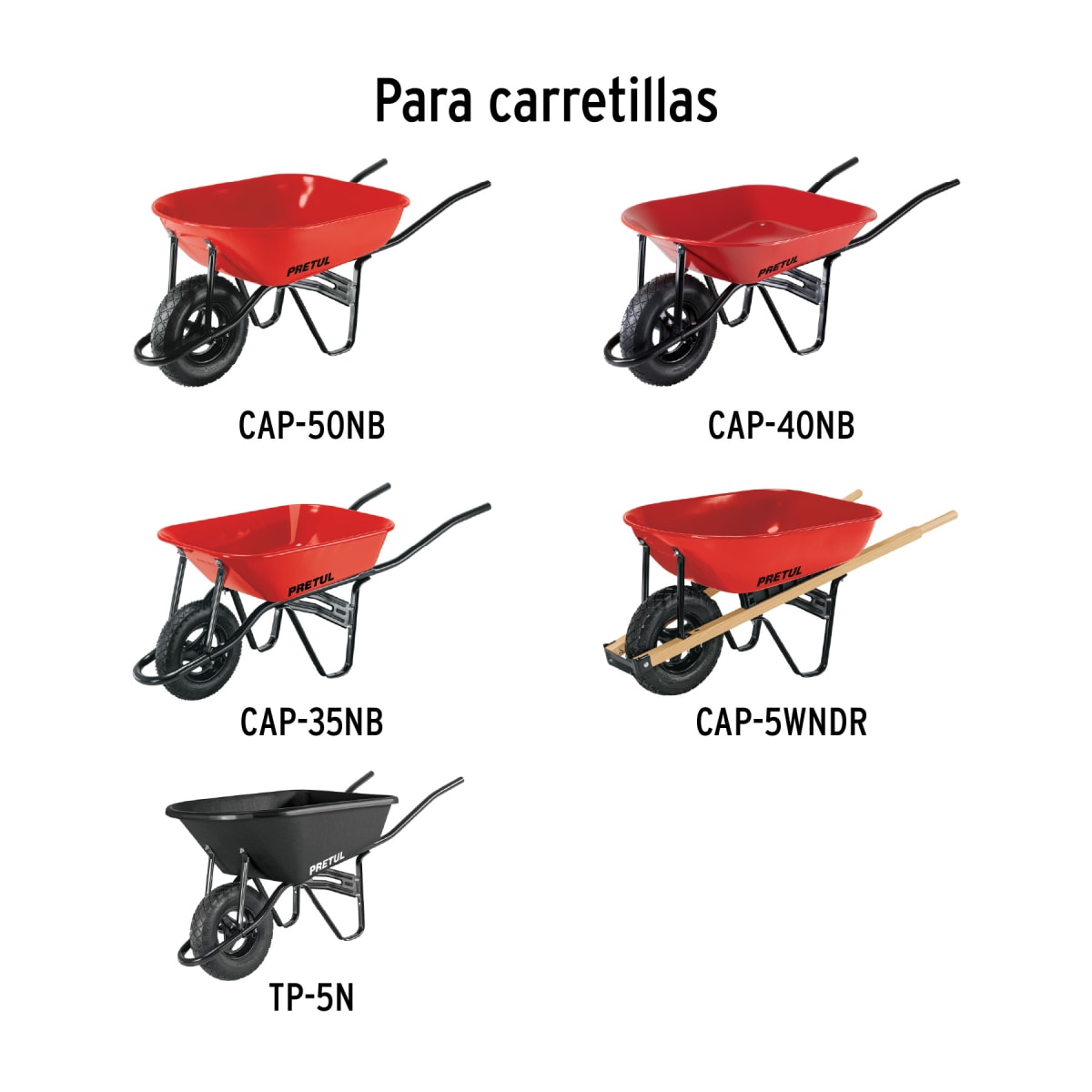 Cámara Para Llanta De Carretilla 24098 Pretul3