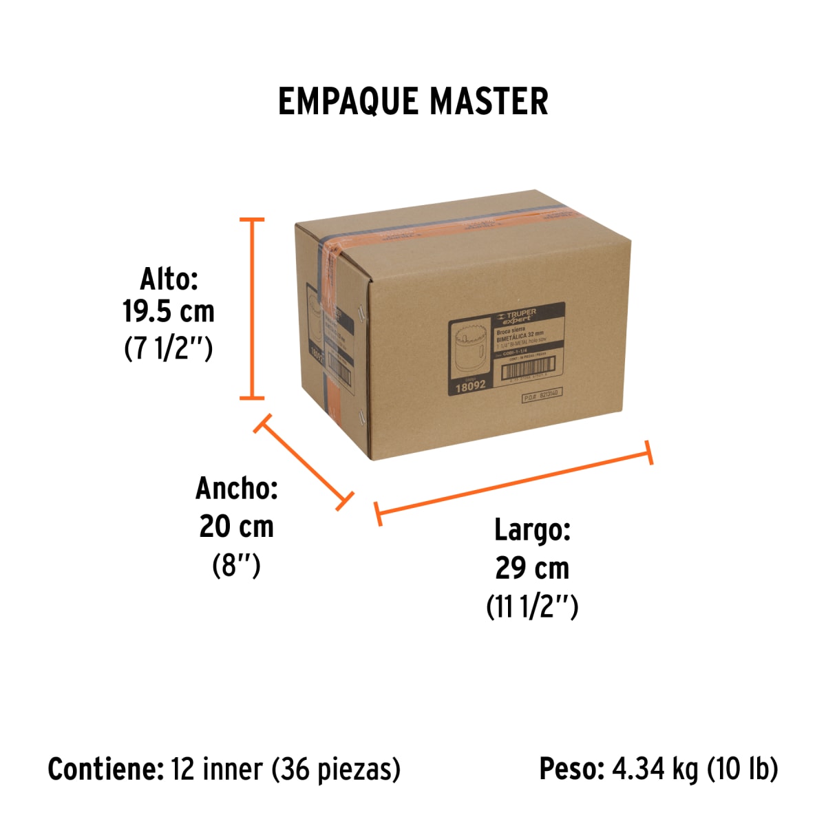 Sierra Copa Bimetálica 1.1/4