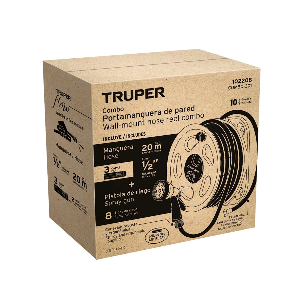 Manguera Reforzada 3 Capas 1/2