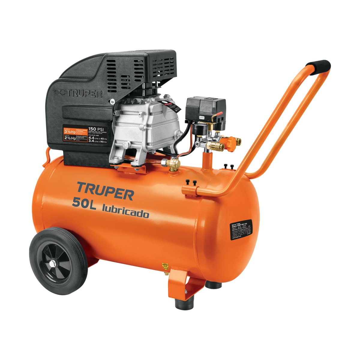 Compresora Horizontal 50 Litros Truper 11837 0