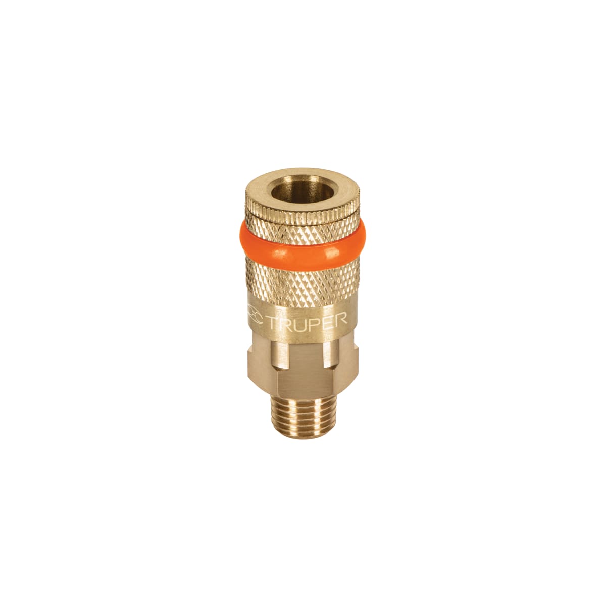 Acople Rápido Macho De Latón  1/4 NPT 19085 Truper 0