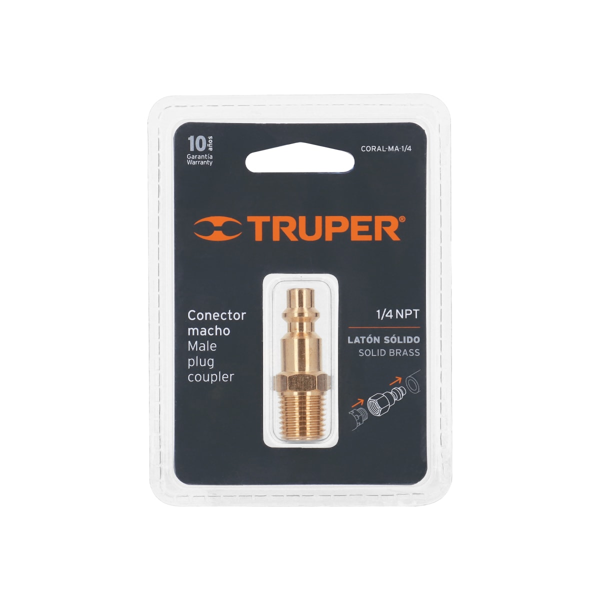 Conector Rápido Macho NTP 1/4