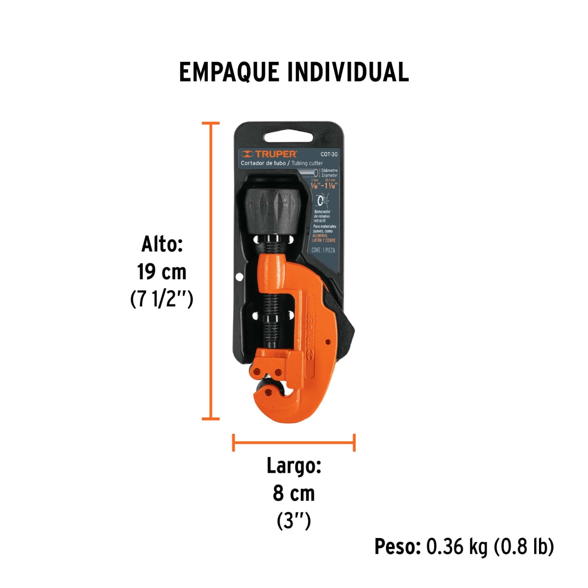 Cortador De Tubo De Cobre 1/8