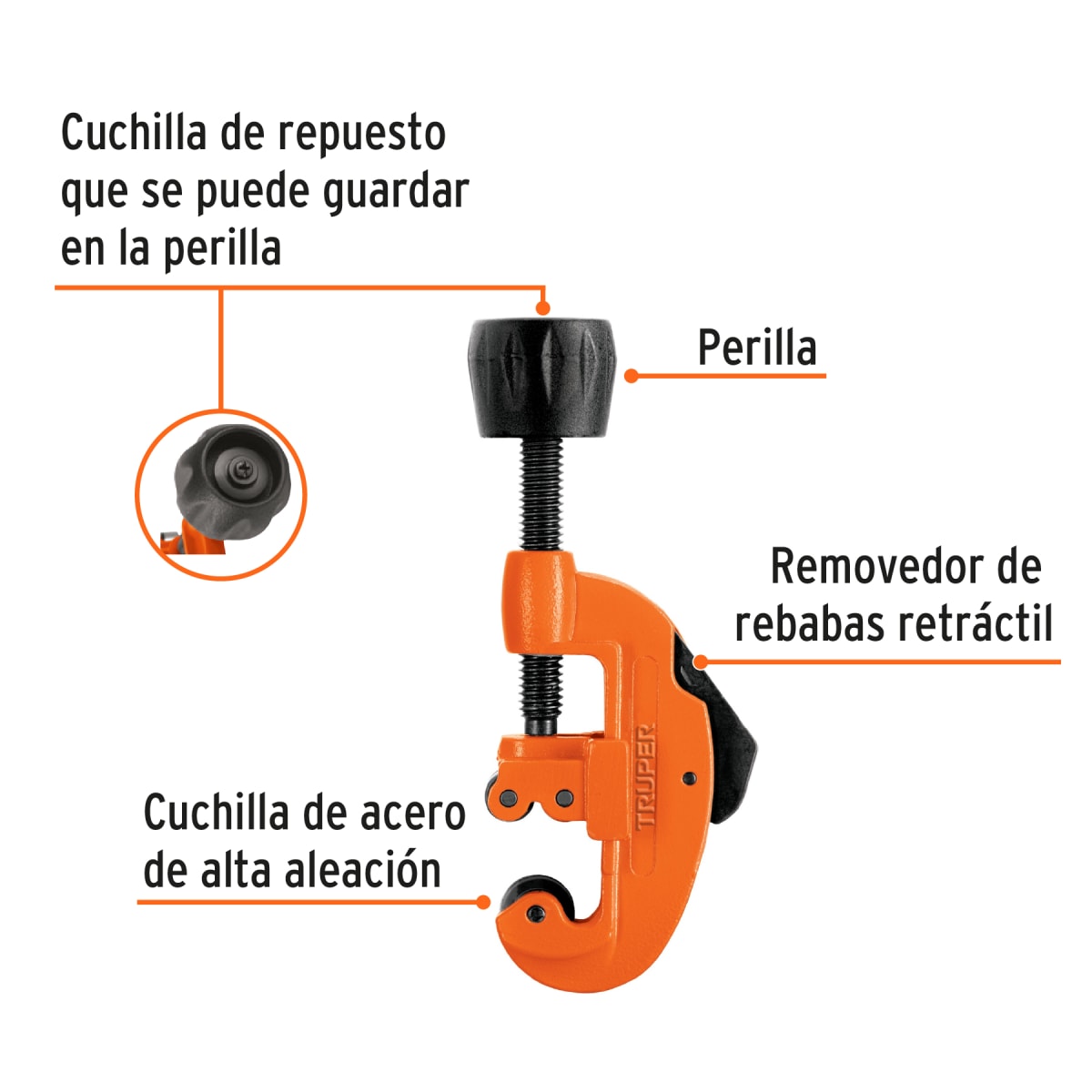 Cortador De Tubo De Cobre 1/8