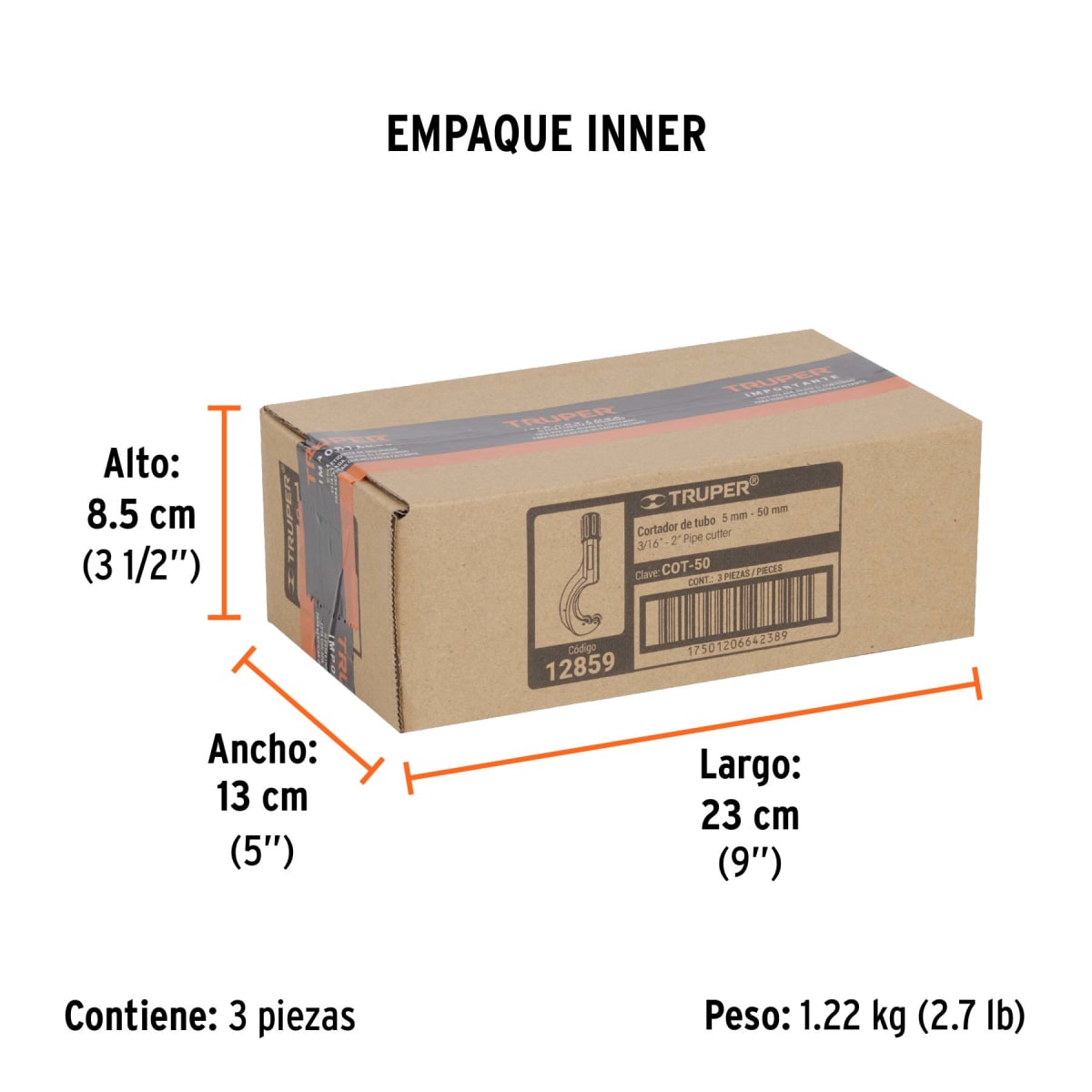 Cortador De Tubo De Cobre 3/16