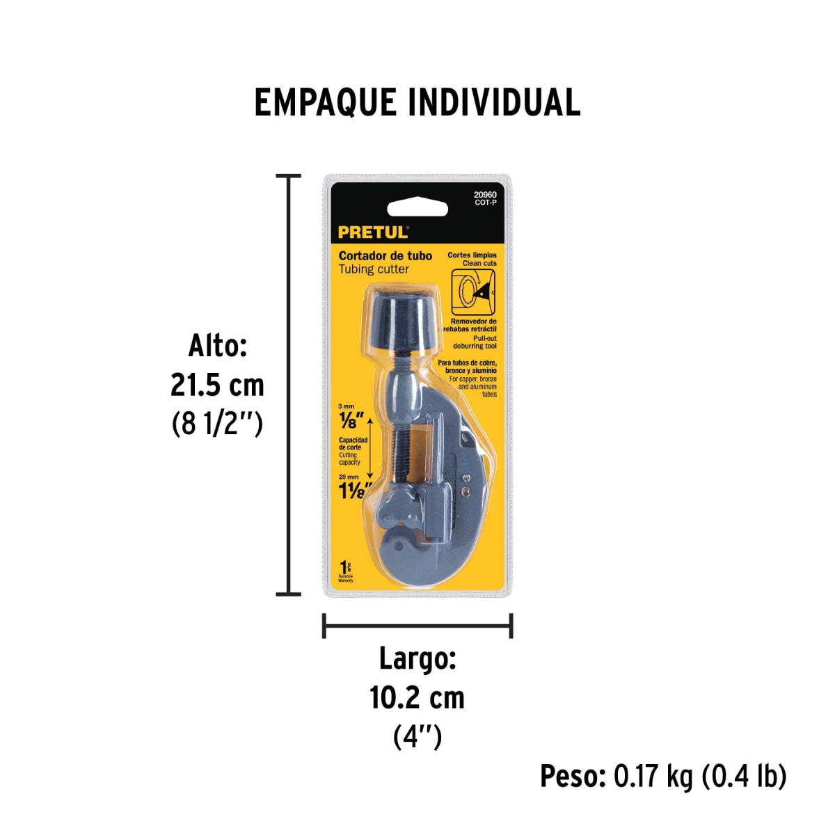 Cortador De Tubo De Cobre 1/8
