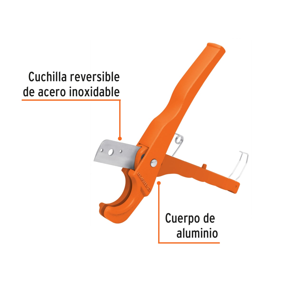 Cortador De Tubo De Pvc Capacidad Corte 3/4