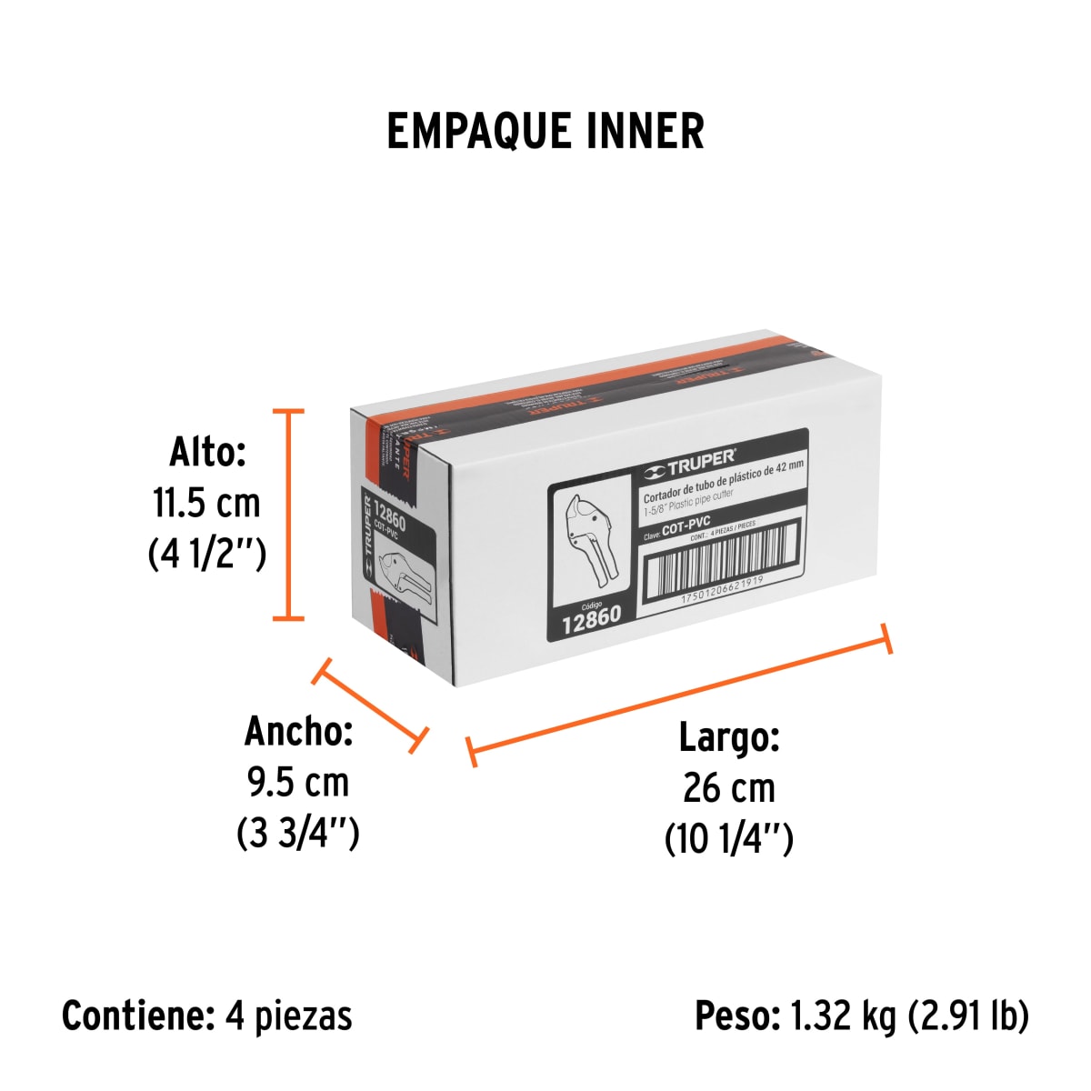 Cortador De Tubo De Pvc 1-5/8