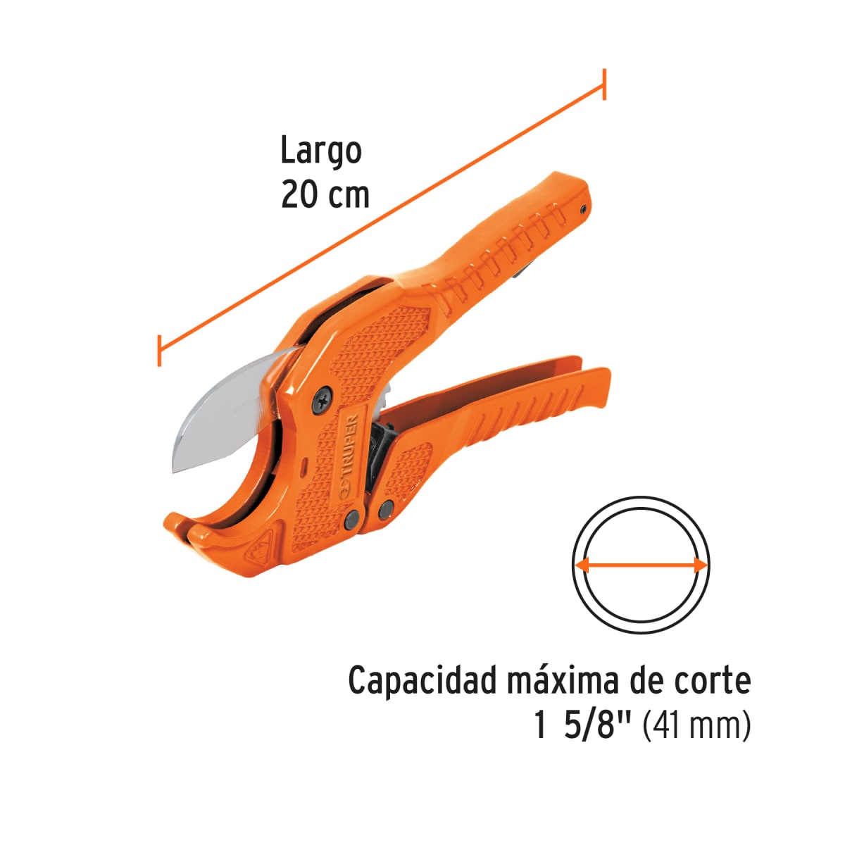 Cortador De Tubo De Pvc 1-5/8