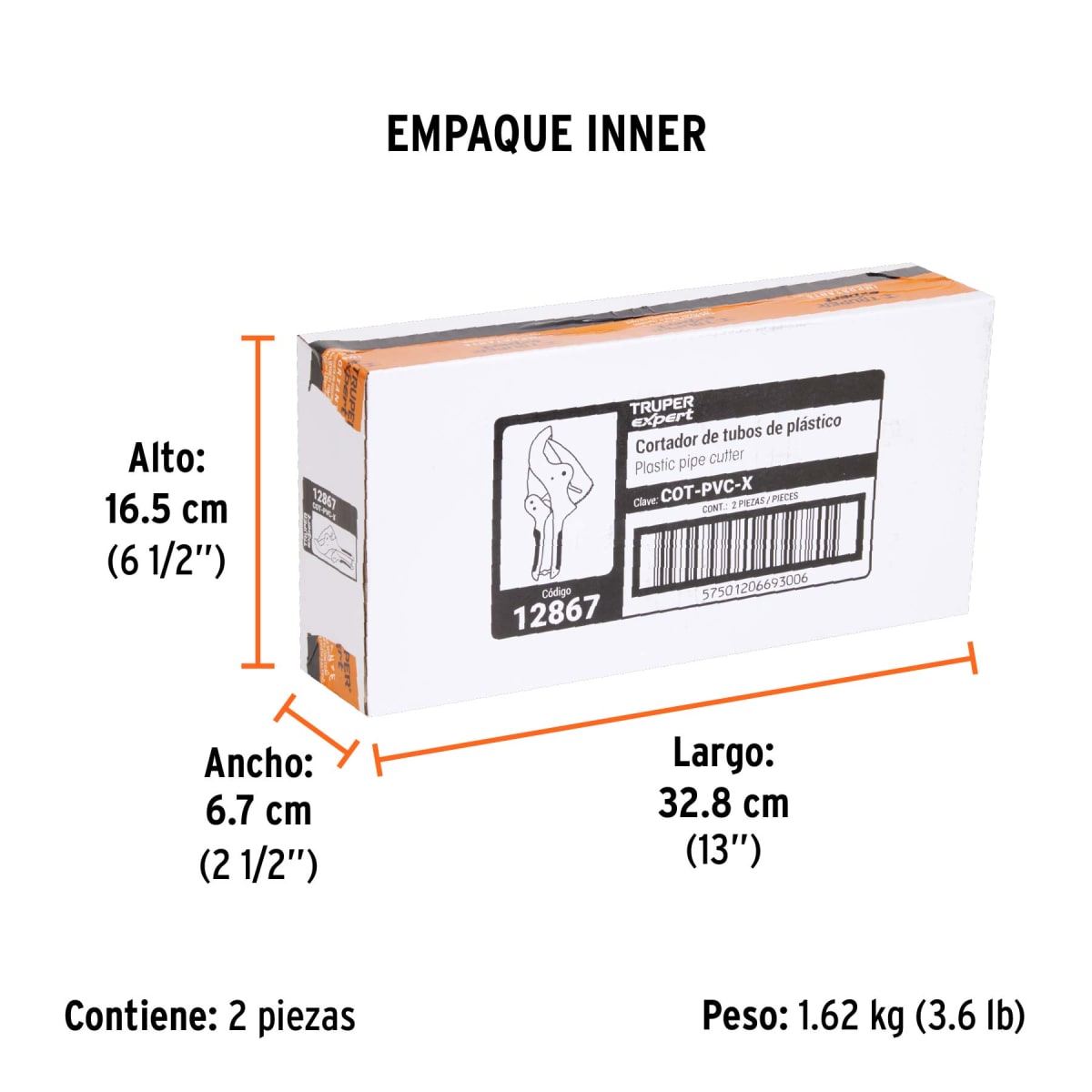 Cortador De Tubo De Pvc Prof 2-1/2