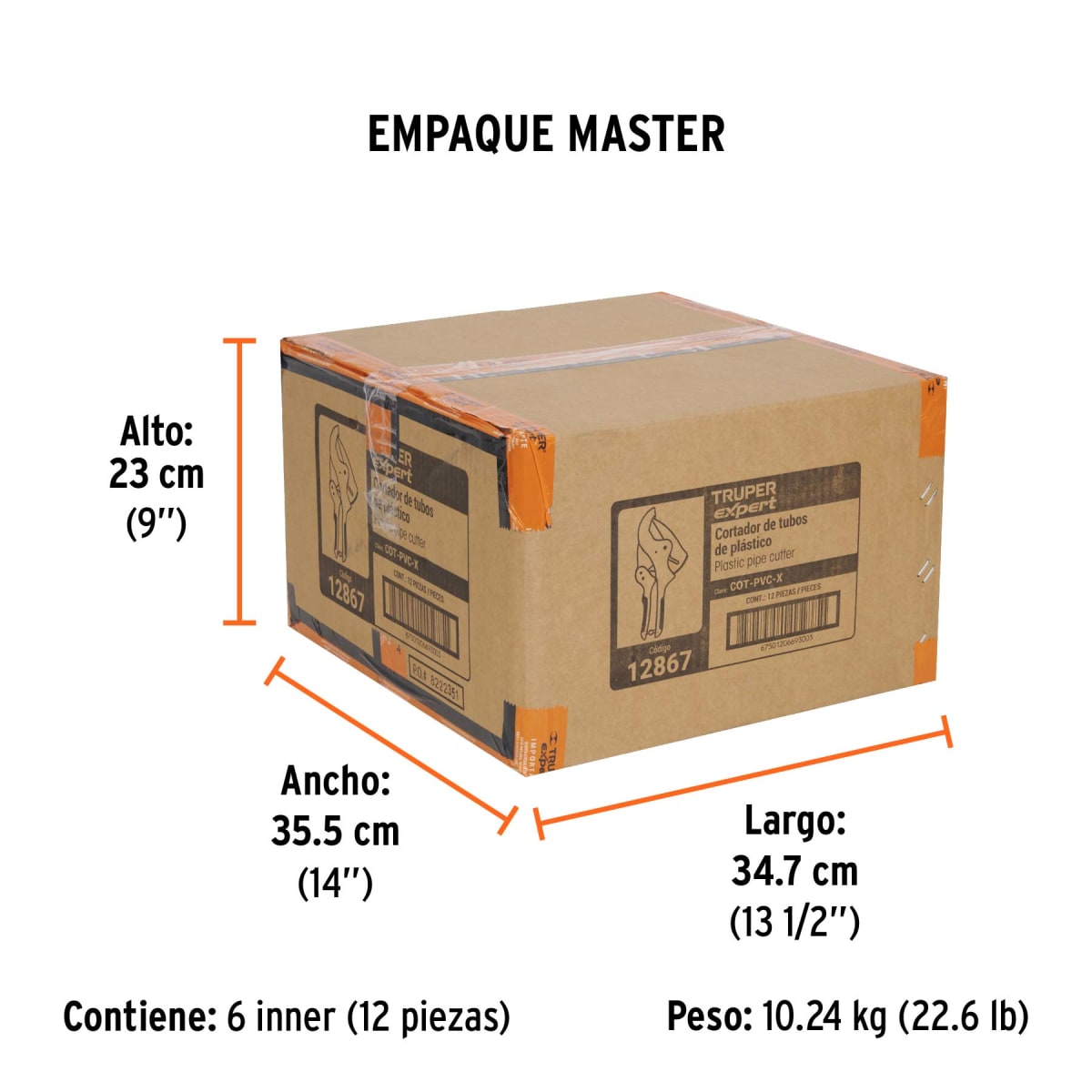 Cortador De Tubo De Pvc Prof 2-1/2