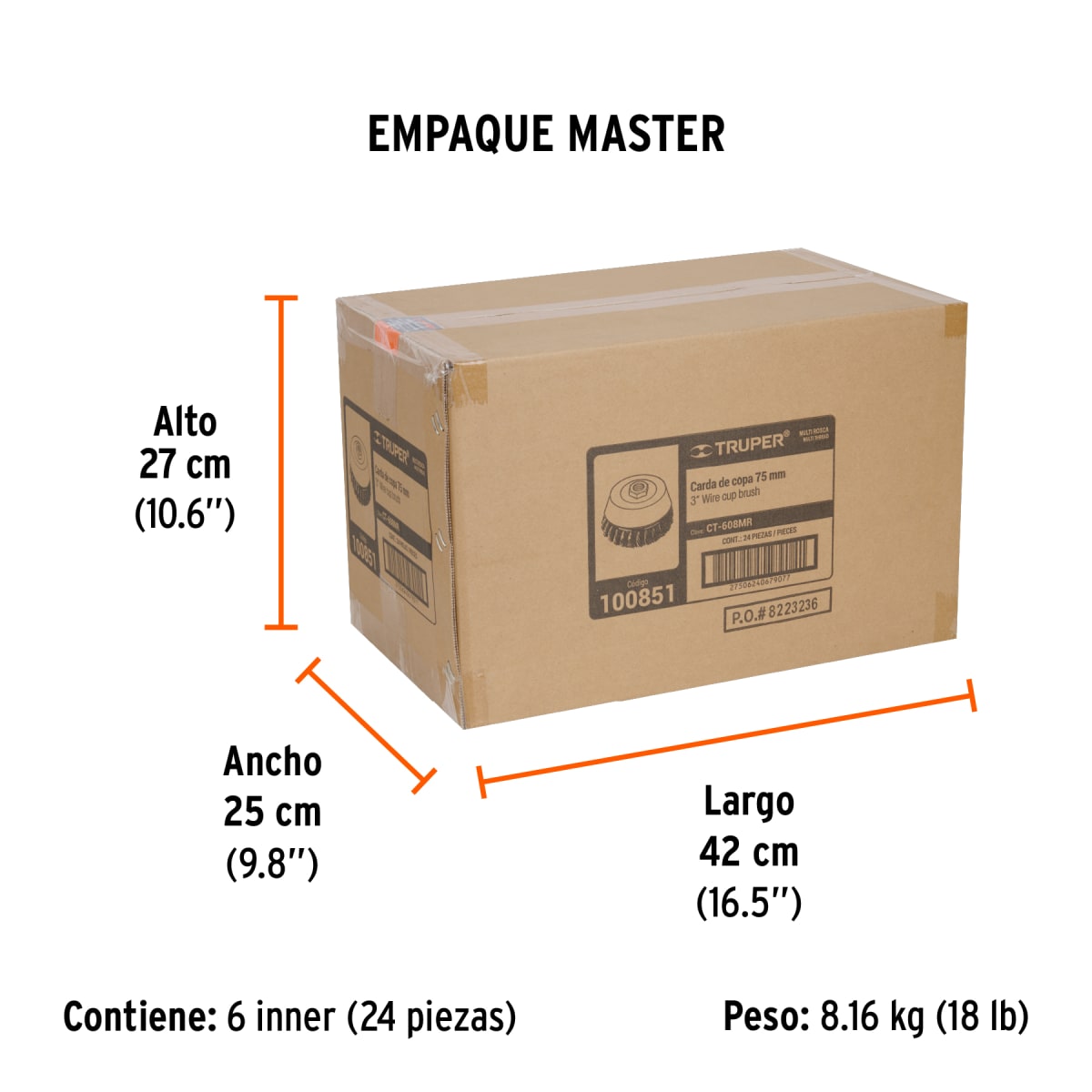 Escobilla Tipo Copa 3