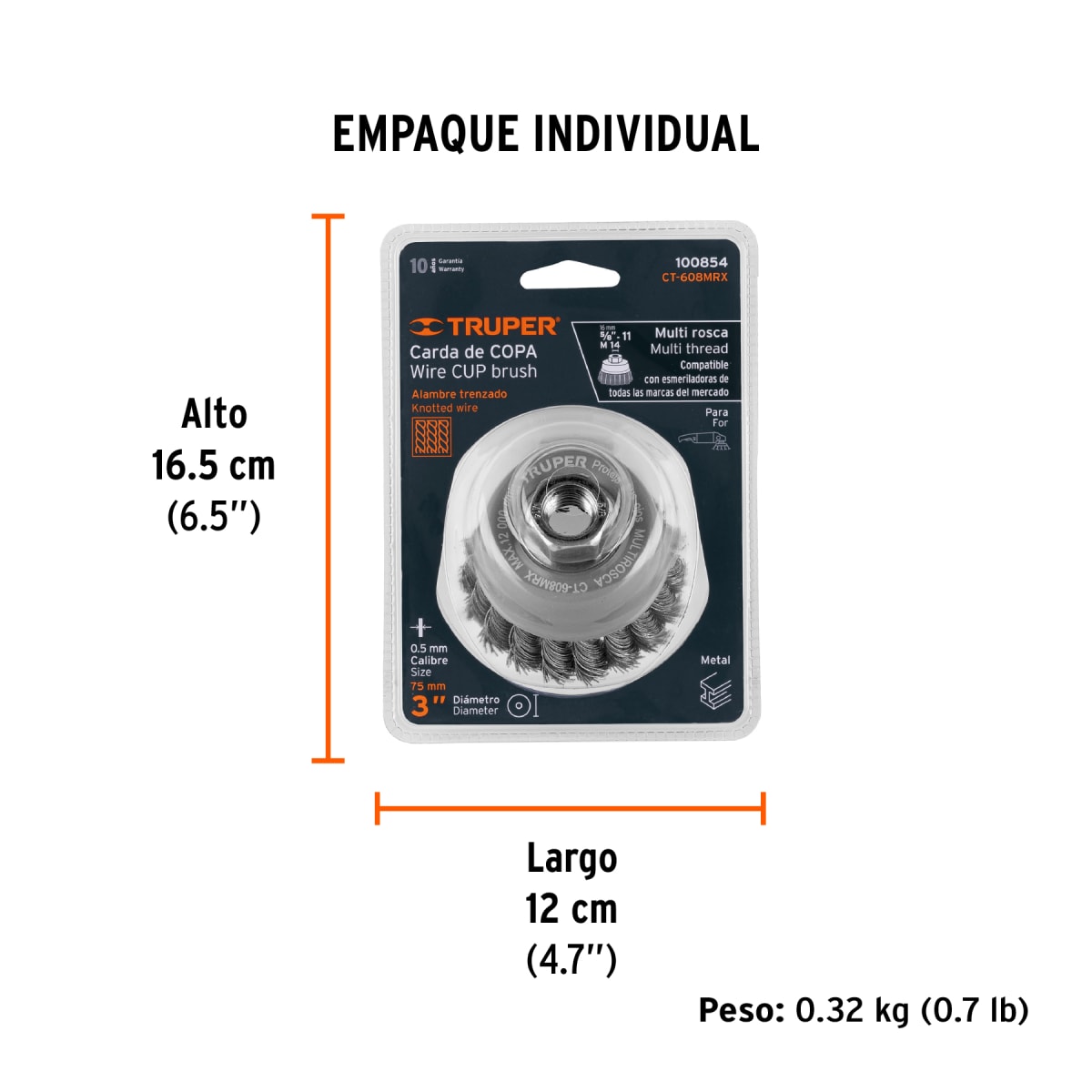 Escobilla Tipo Copa 3
