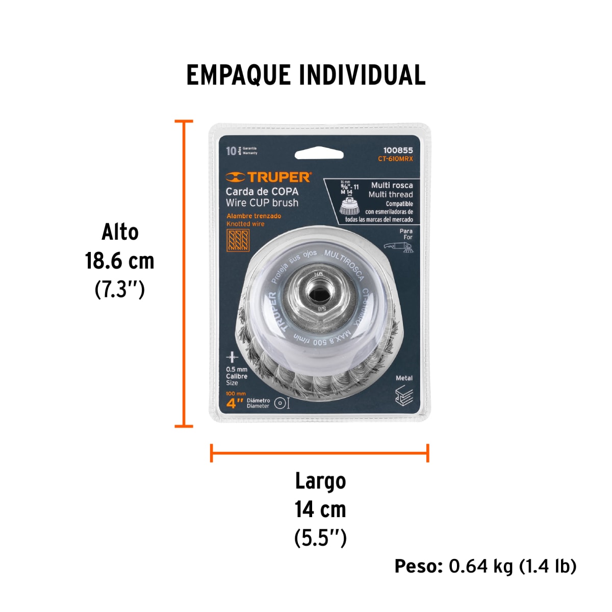 Escobilla Tipo Copa 4