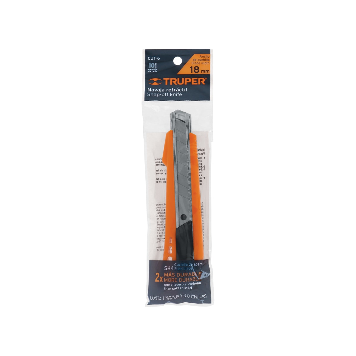 Cuchilla Profesional 18 mm Truper 169746