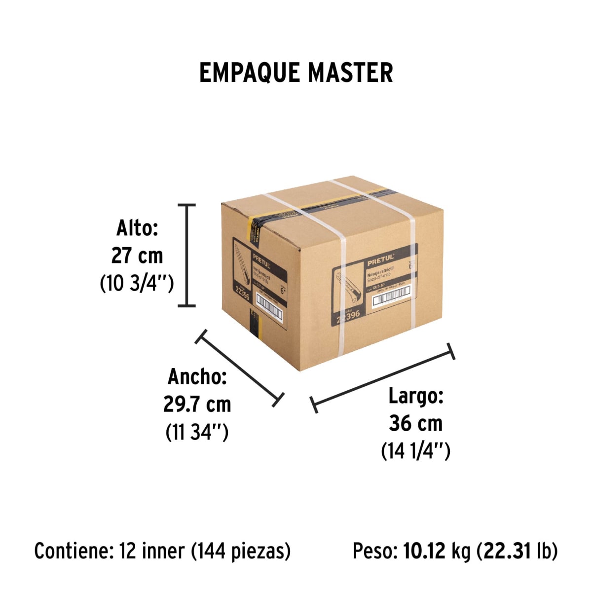 Cutter 6 Alma Metálica Pretul 223967