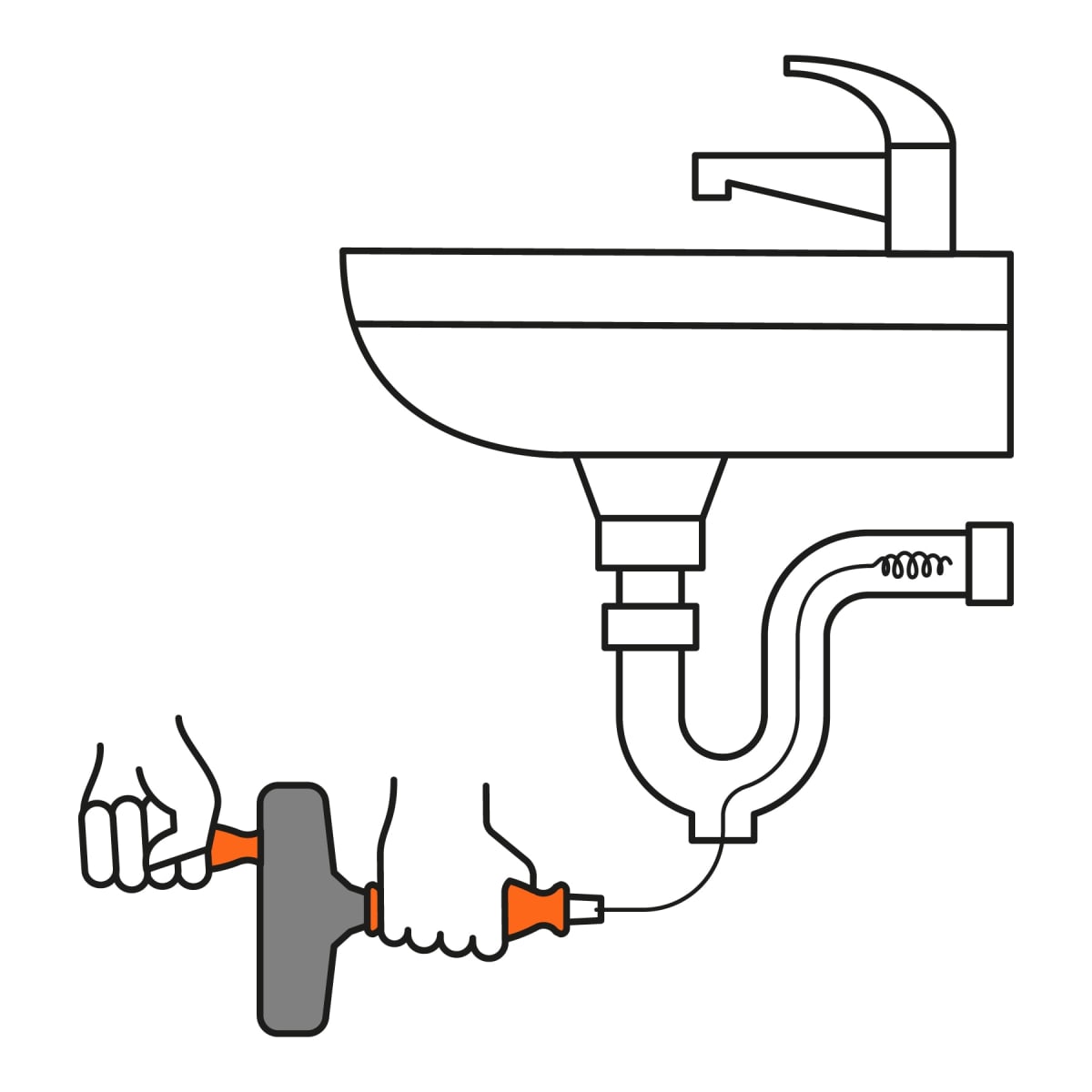 Destapacaños Tipo Tambor Manual de 7.6 Mts Truper 122793