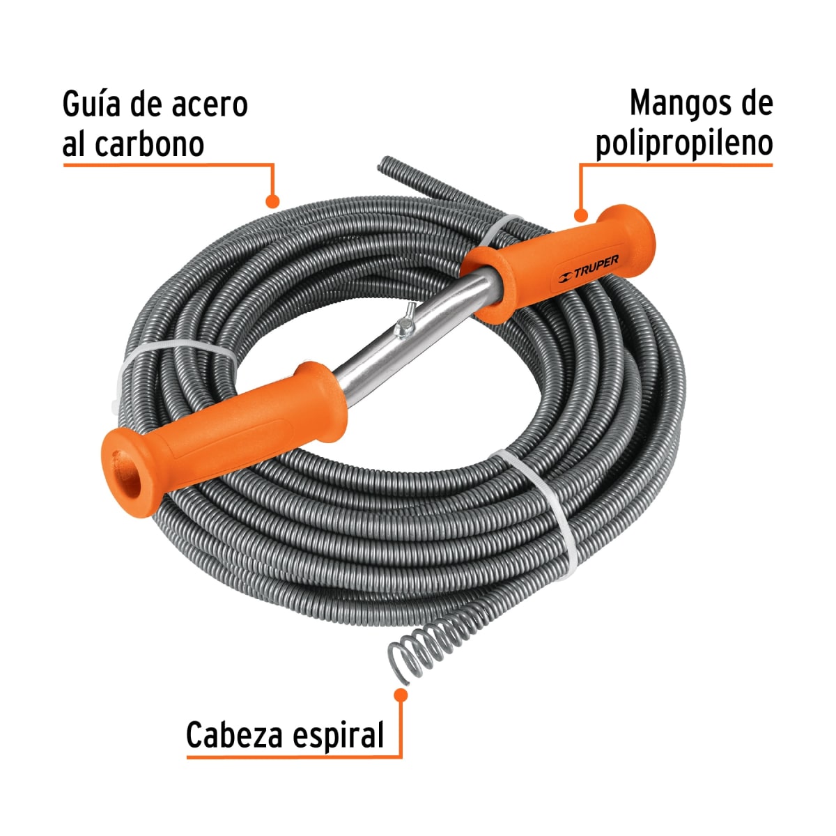 Desatorador tipo barreno con manivela 1/2