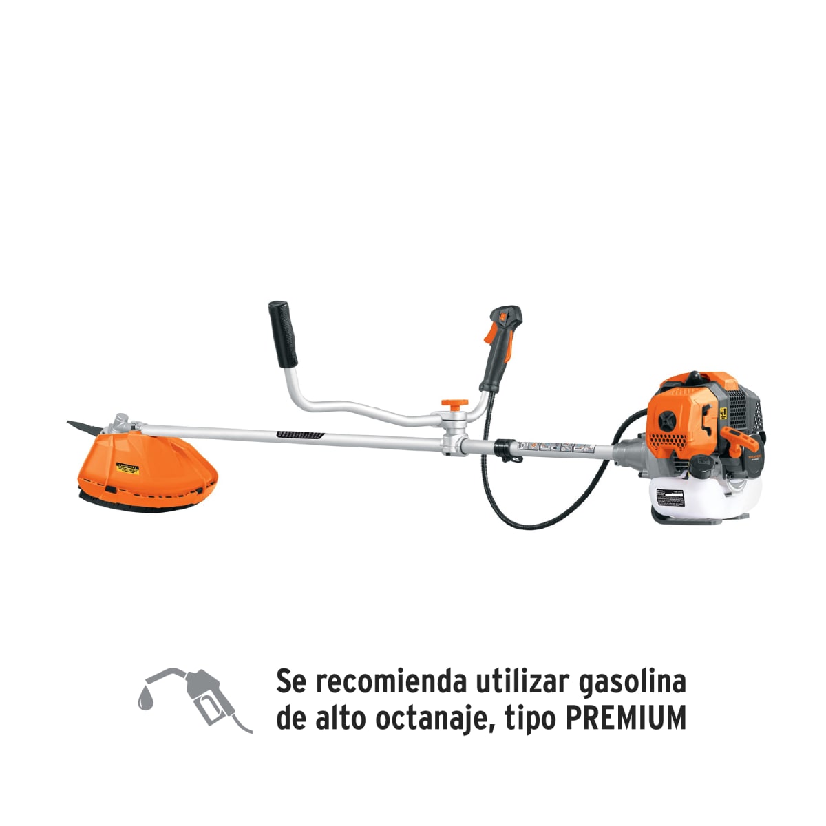 Motoguadaña Desmalezadora a gasolina 52 cc 3 HP Truper 11032 0