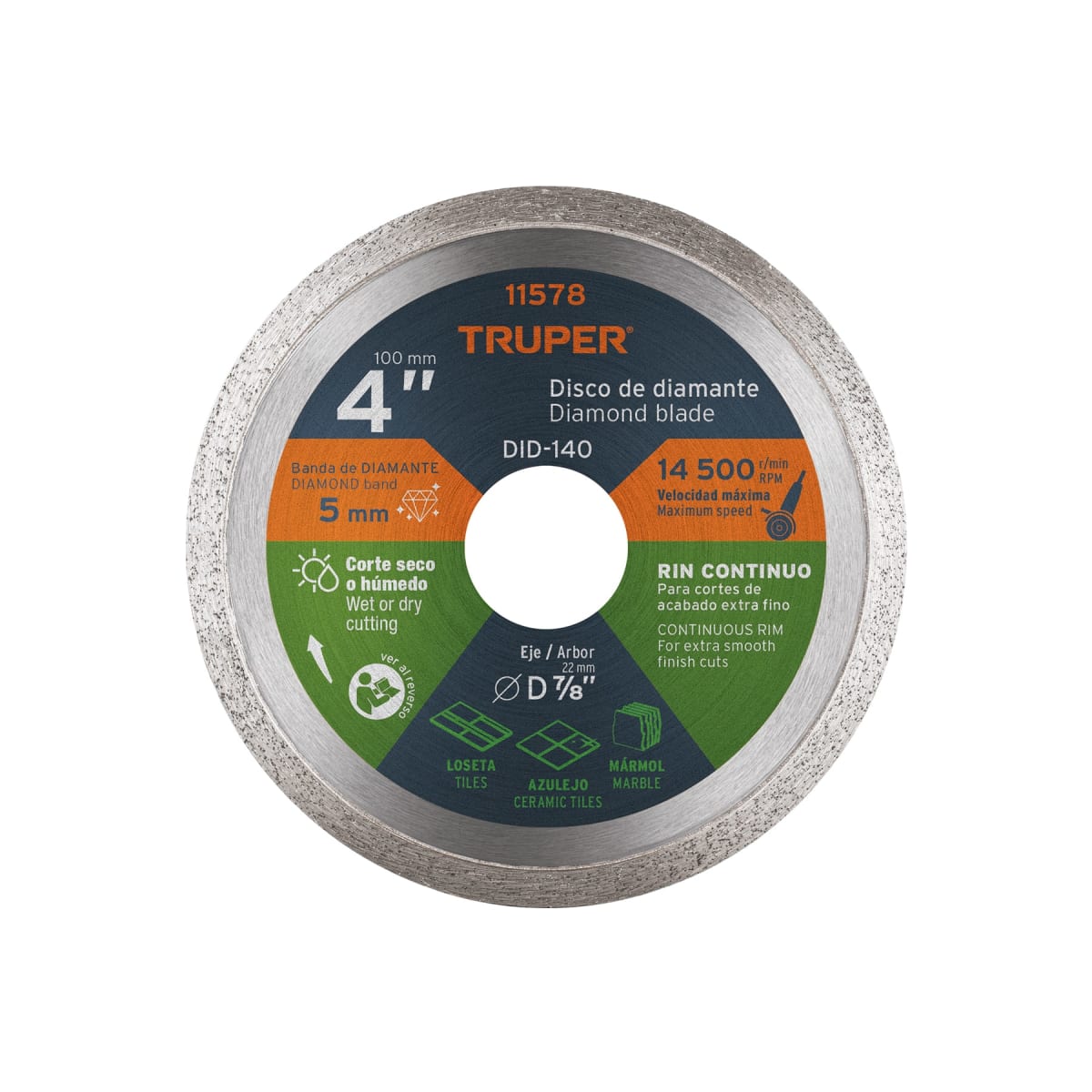 Disco Diamantado De 4