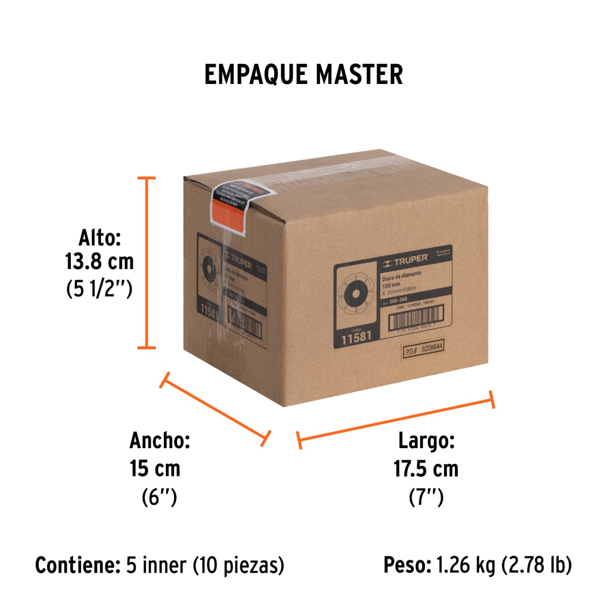 Disco Diamantado De 4