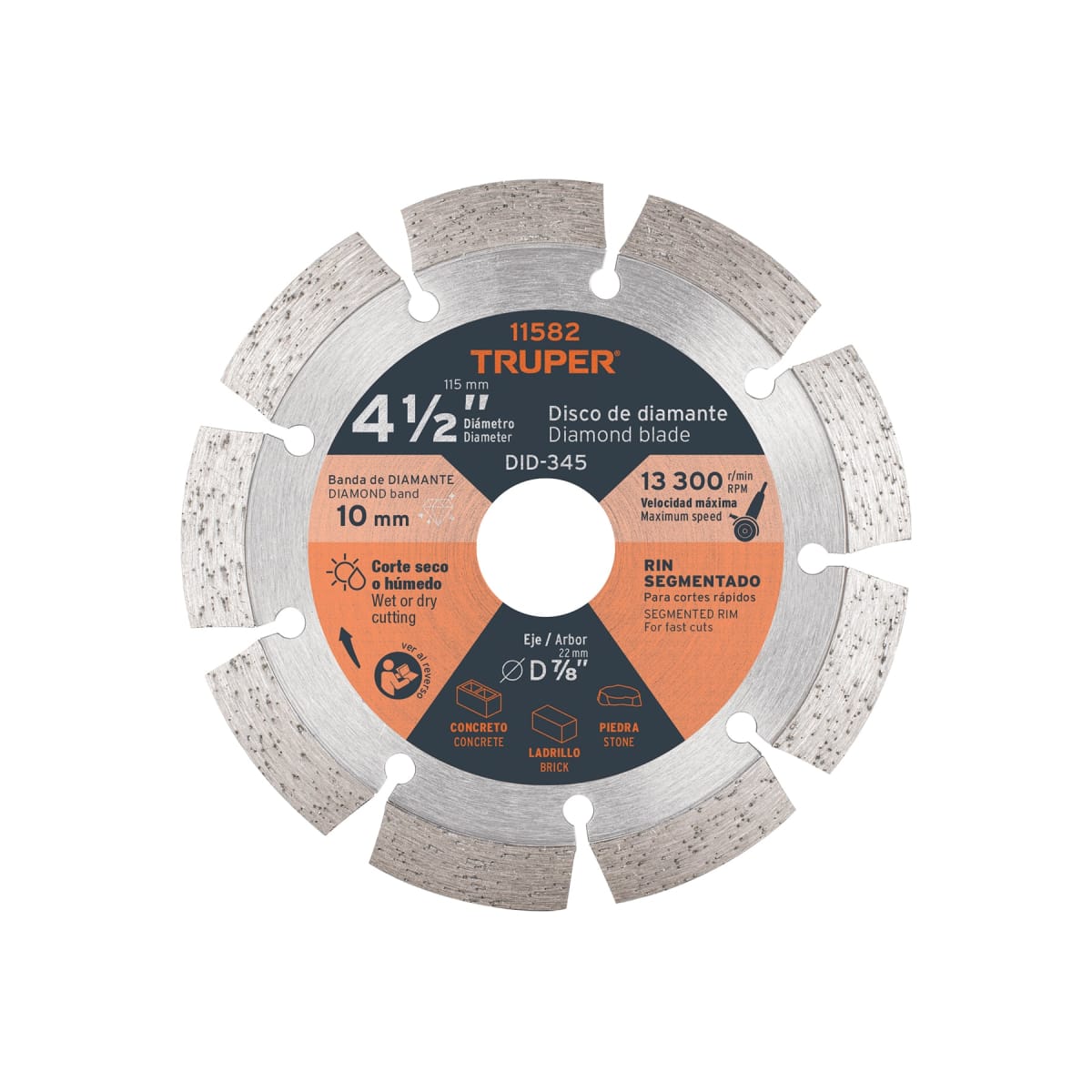 Disco Diamantado De 4-1/2