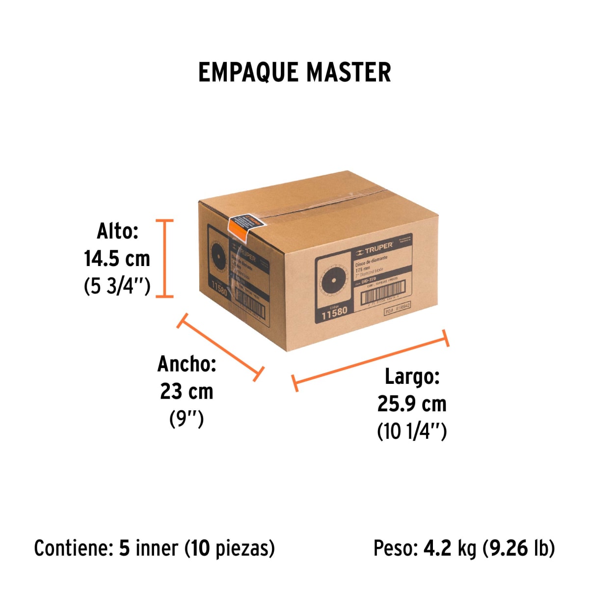 Disco Diamantado De 7