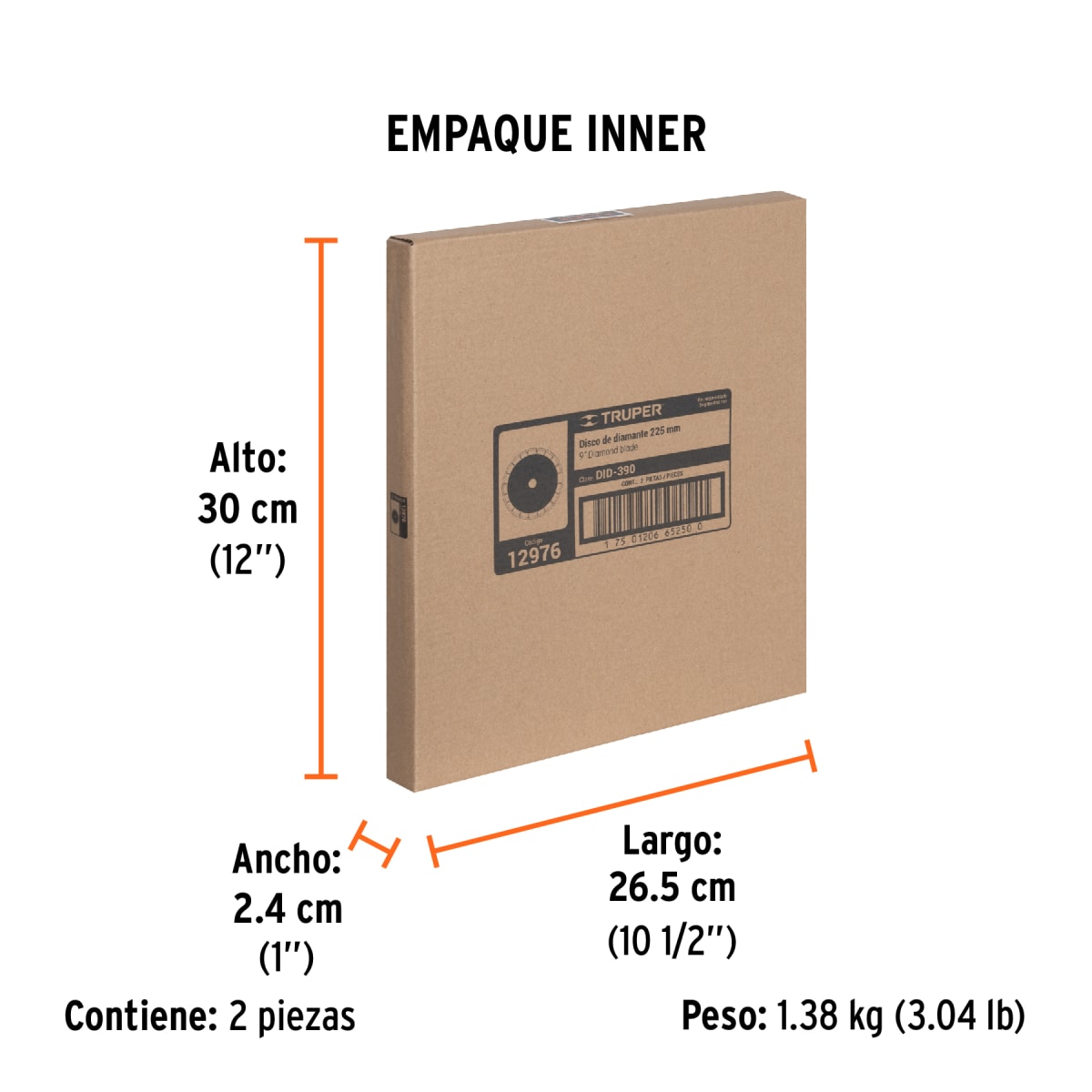 Disco Diamantado De 9