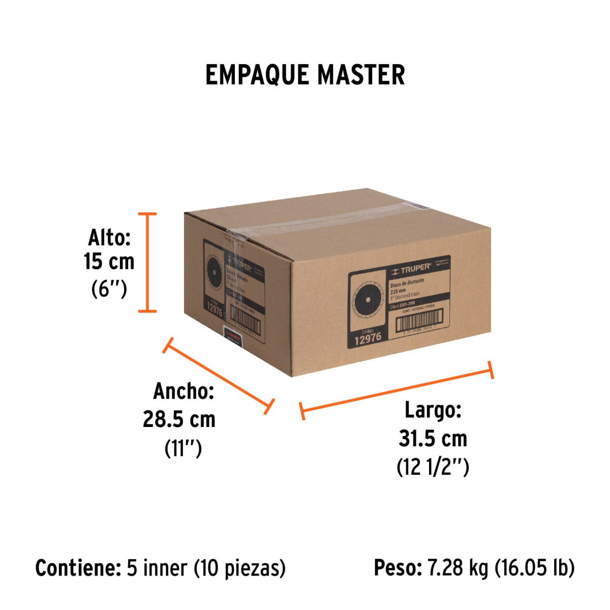 Disco Diamantado De 9