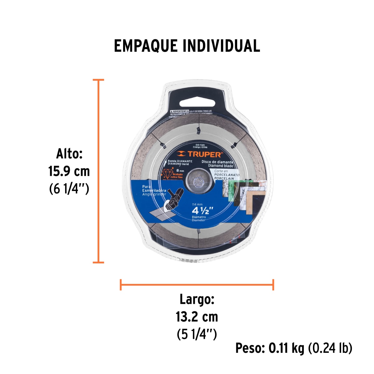 Disco Diamantado De 4-1/2