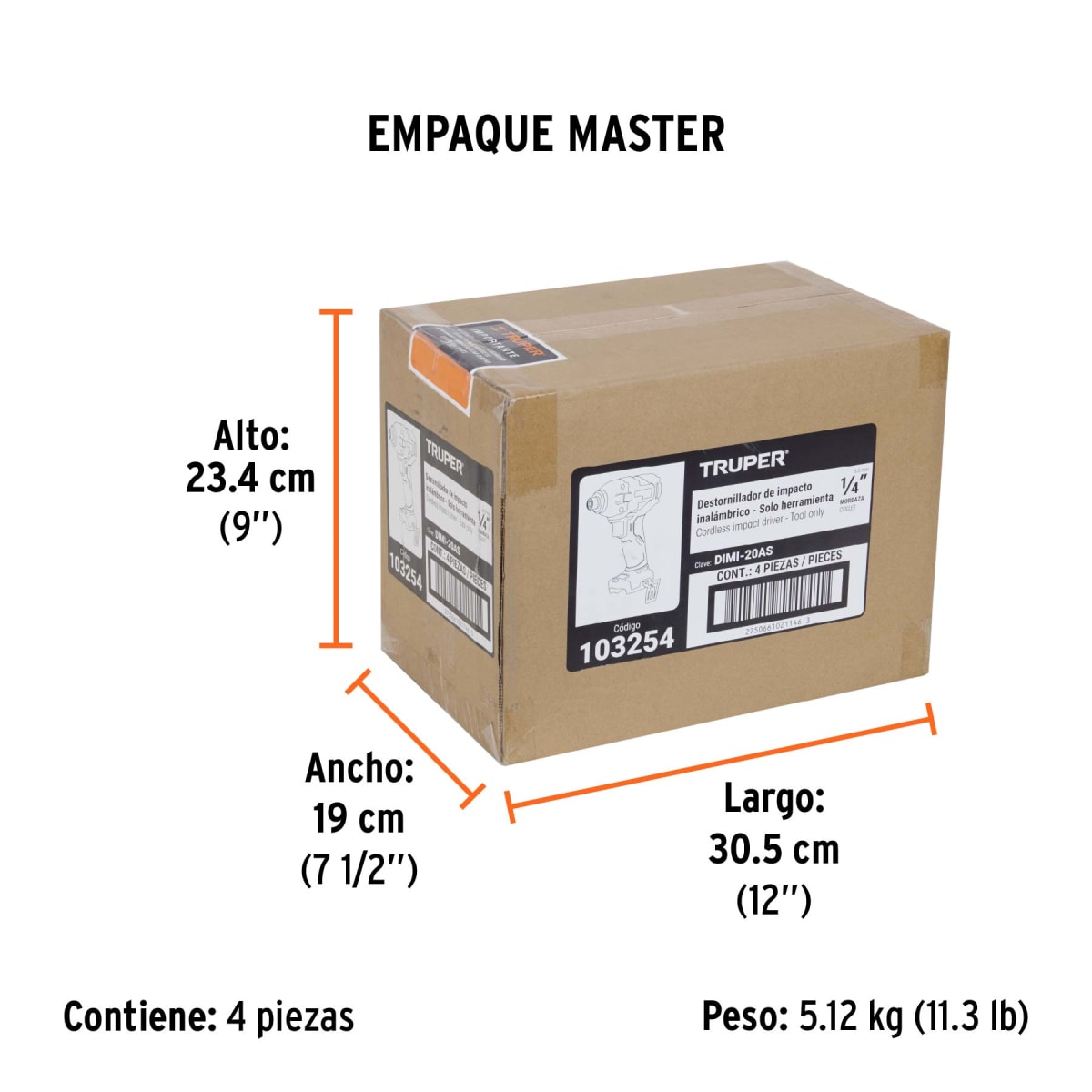 Destornillador De Impacto 1/4