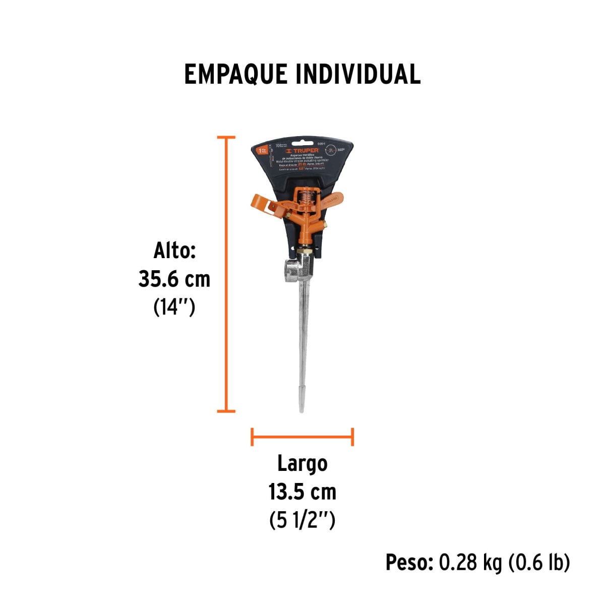 Aspersor metálico 11