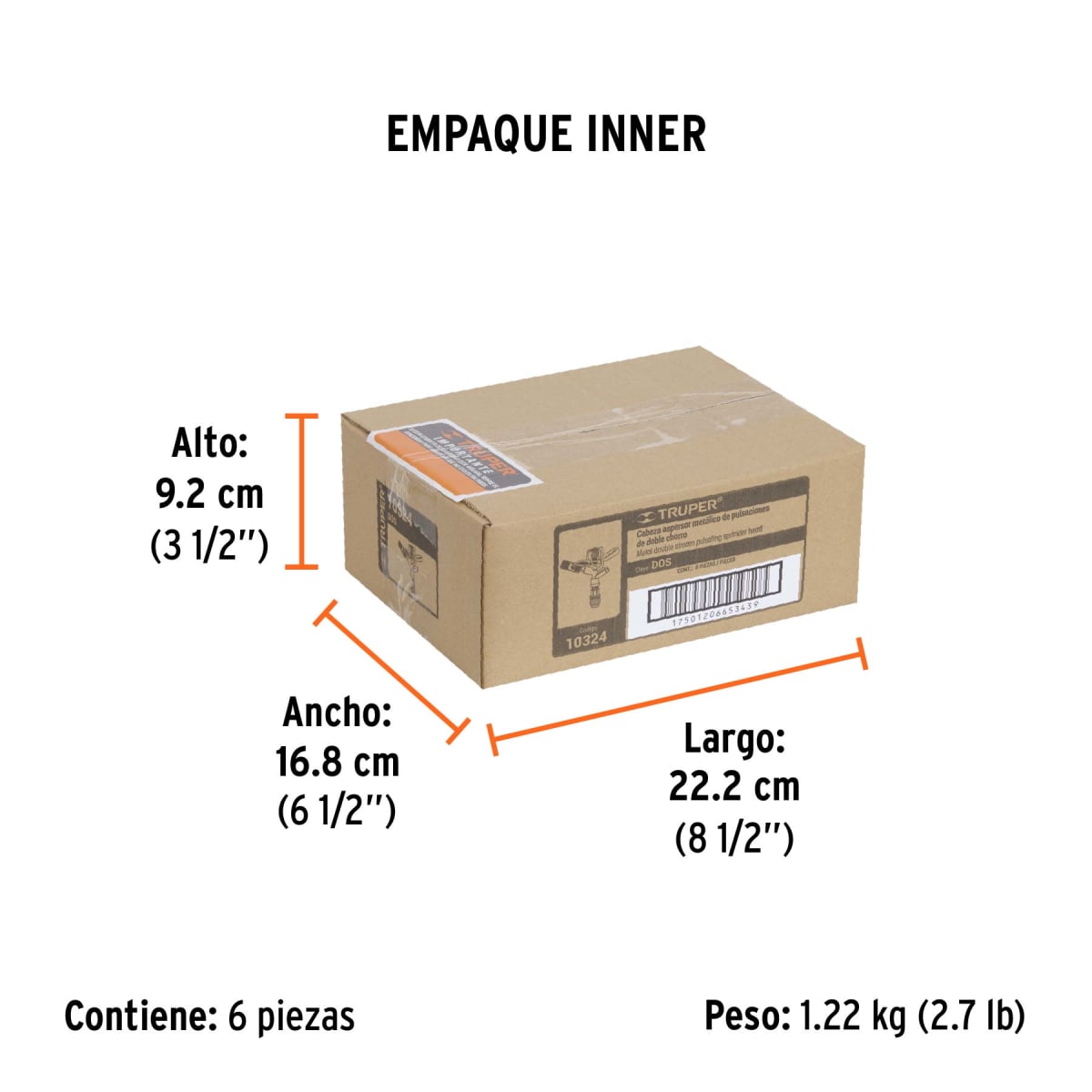 Aspersor Metálico S/Estaca 11