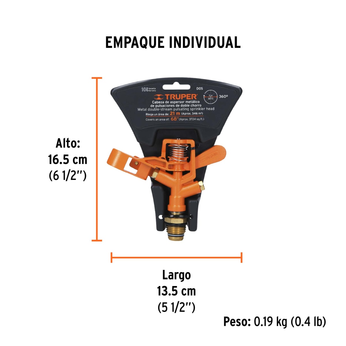 Aspersor Metálico S/Estaca 11